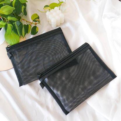 Obrázok Priehľadná kozmetická taštička so zipsom