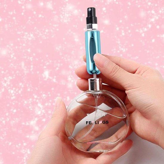 Obrázok z Plniteľný rozprašovač na parfum  -  modrý
