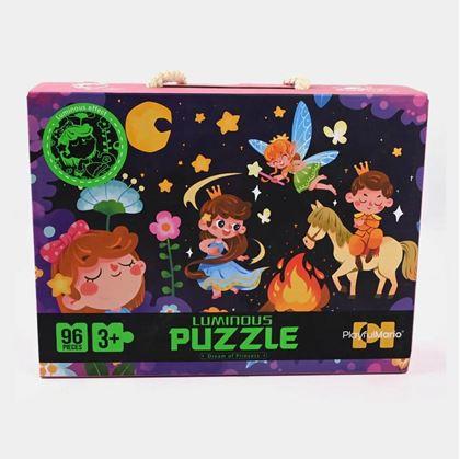 Obrázok z Detské puzzle svietiace v tme 96 dielikov - princezné