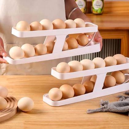 Obrázok z Dvojposchodový zásobník/organizér na vajíčka