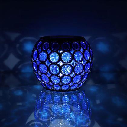Obrázok z Farebná solárna lampa  - modrá