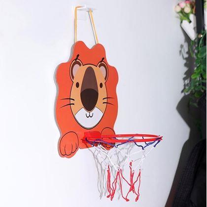 Obrázok z Basketbalový kôš na dvere - sada s loptou a pumpičkou