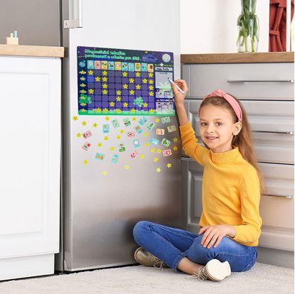 Obrázok Magnetická tabuľka povinností a odmien pre deti
