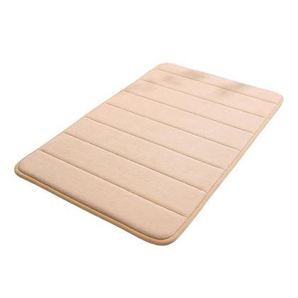 Obrázok z Protišmyková kúpeľňová predložka 40 x 60 cm - béžová