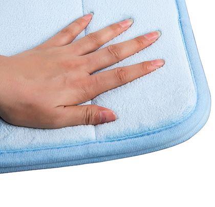 Obrázok z Protišmyková kúpeľňová predložka 40 x 60 cm - modrá