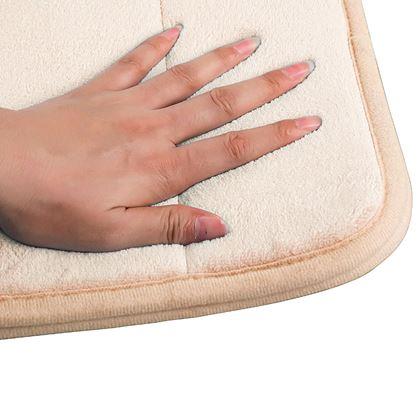 Obrázok z Protišmyková kúpeľňová predložka 40 x 60 cm - béžová