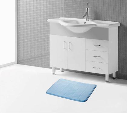 Obrázok z Protišmyková kúpeľňová predložka 40 x 60 cm - modrá