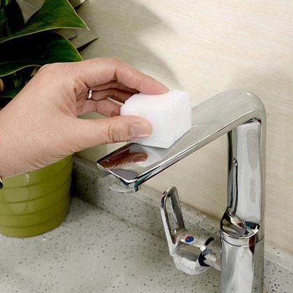 Obrázok z 10 ks Melamínové čistiace nano hubky