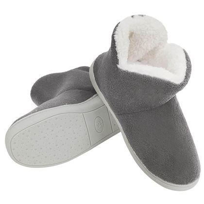 Obrázok z Vysoké zateplené papuče s kožušinou - 37-39