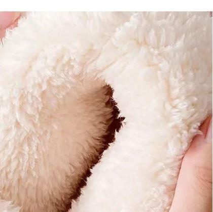 Obrázok z Vysoké zateplené papuče s kožušinou - 37-39