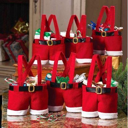 Obrázok Vianočná taška na víno - Santa Claus