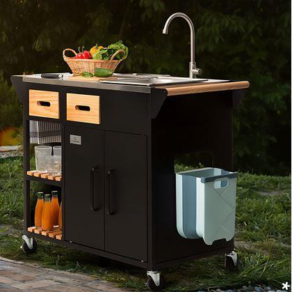 Obrázok z Skladací závesný kôš na dvierka - bielo-hnedý