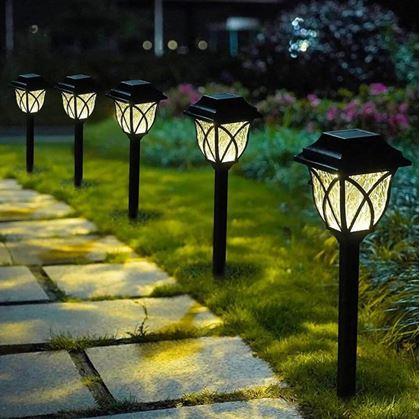 Obrázok z 2 ks LED solárna lampa na záhradu