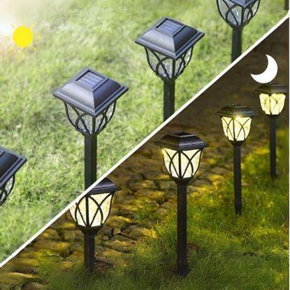 Obrázok 2 ks LED solárna lampa na záhradu
