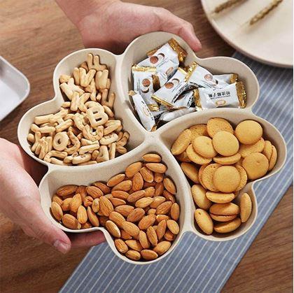 Obrázok z Delená servírovacia miska - 4 priehradky