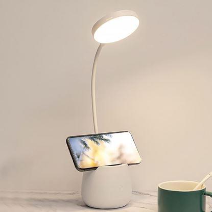 Obrázok Dotyková lampa so stojanom na telefón 