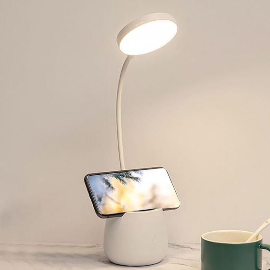 Obrázok z Dotyková lampa so stojanom na telefón 