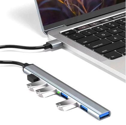 Obrázok z Viacportový adaptér USB 7 v 1