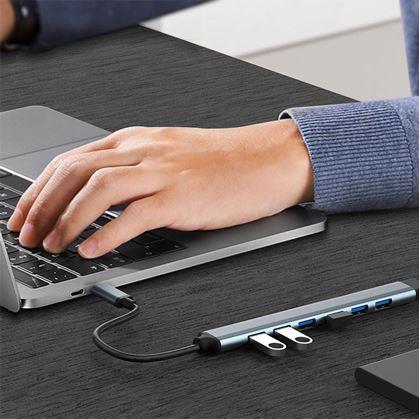 Obrázok z Viacportový adaptér USB 7 v 1