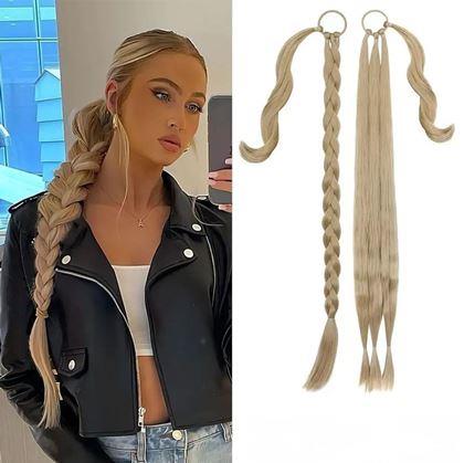 Obrázok z Príčesok do vlasov vrkoč  -  blond