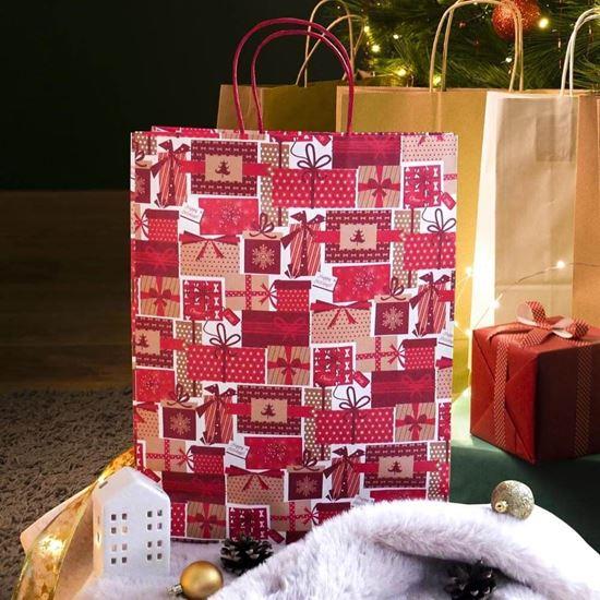 Obrázok z Vianočná taška - veľkosť L - darčeky