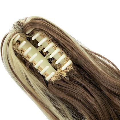 Obrázok z Príčesok do vlasov vlnitý cop 60 cm -  svetlo hnedý