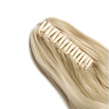 Obrázok z Príčesok do vlasov vlnitý cop 60 cm -  plavý