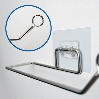 Obrázok z Nerezový nalepovací držiak na papierové utierky