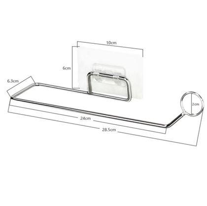 Obrázok z Nerezový nalepovací držiak na papierové utierky