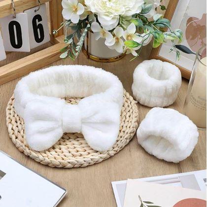 Obrázok z Sada náramkov a čelenky na umývanie tváre