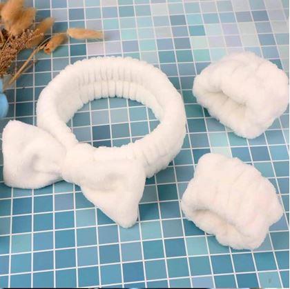 Obrázok z Sada náramkov a čelenky na umývanie tváre