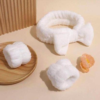 Obrázok Sada náramkov a čelenky na umývanie tváre