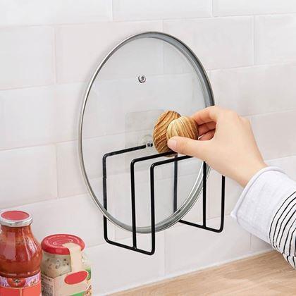 Obrázok z Nalepovací držiak na dosky a pokrievky, 2 priehradky