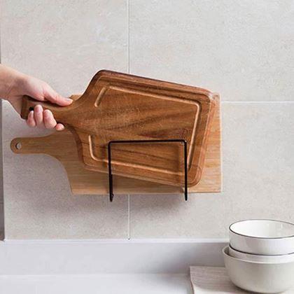 Obrázok z Nalepovací držiak na dosky a pokrievky, 2 priehradky