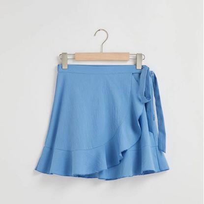 Obrázok Krátka zavinovacia sukňa