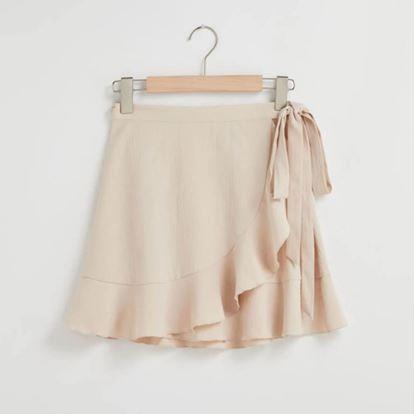 Obrázok Krátka zavinovacia sukňa