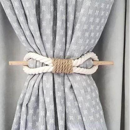 Obrázok Dekoratívna spona na záves lano