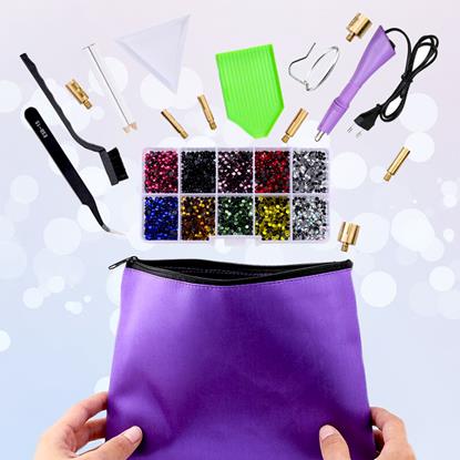 Obrázok Aplikátor na lepenie kamienkov + sada kamienkov