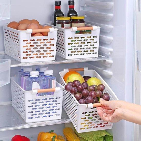 Obrázok z Úložný box s úchytkami  -  biely