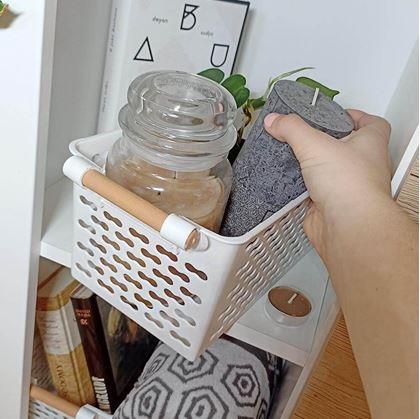 Obrázok z Úložný box s úchytkami  -  biely