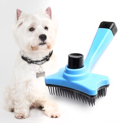 Obrázok Samočistiaca vyčesávacia kefa na chlpy/srsť