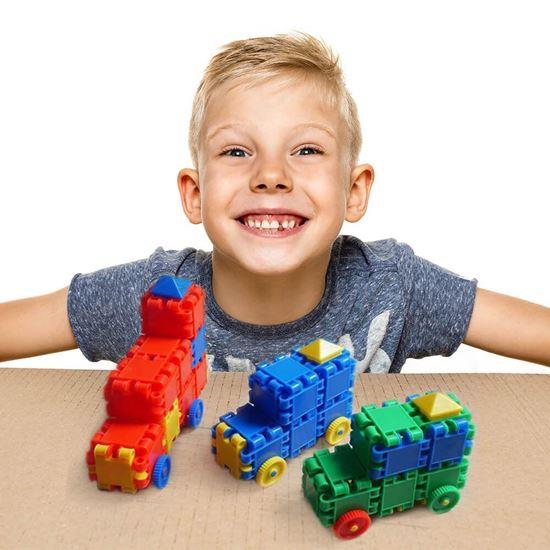 Obrázok z Autíčková stavebnica 100 dielikov