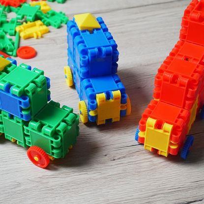 Obrázok Autíčková stavebnica 100 dielikov