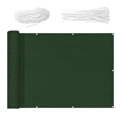 Obrázok z Balkónová zástena 500x90 cm  -  zelená
