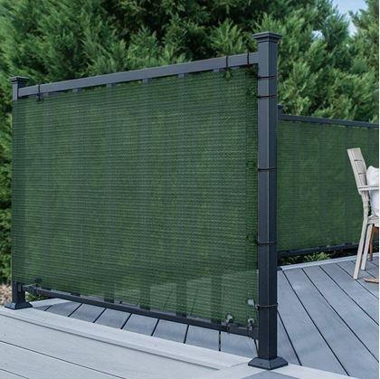 Obrázok z Balkónová zástena 500x90 cm  -  zelená