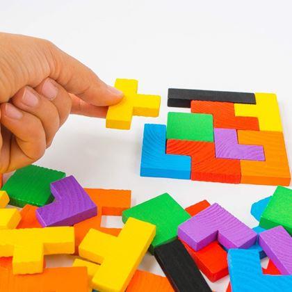 Obrázok z Drevené puzzle - tvary