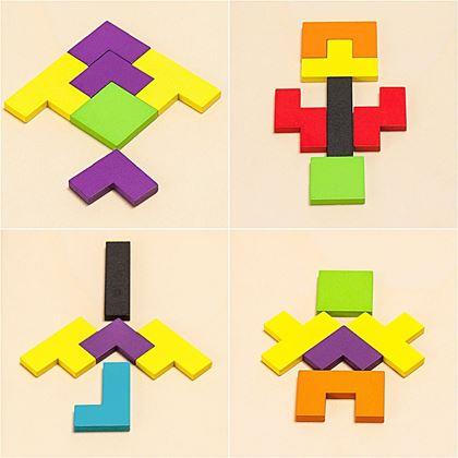 Obrázok z Drevené puzzle - tvary