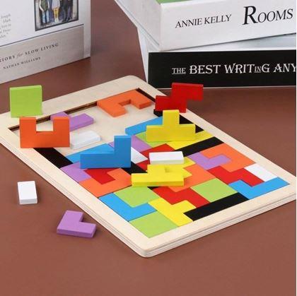 Obrázok z Drevené puzzle - tvary
