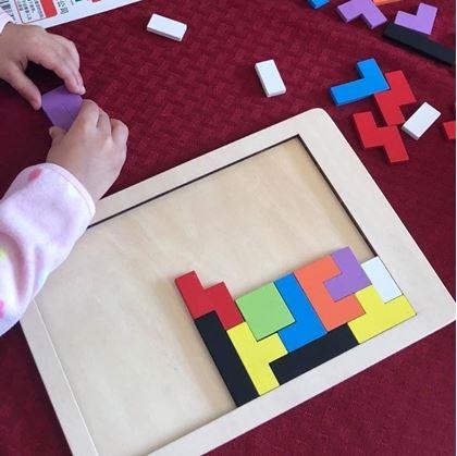 Obrázok z Drevené puzzle - tvary