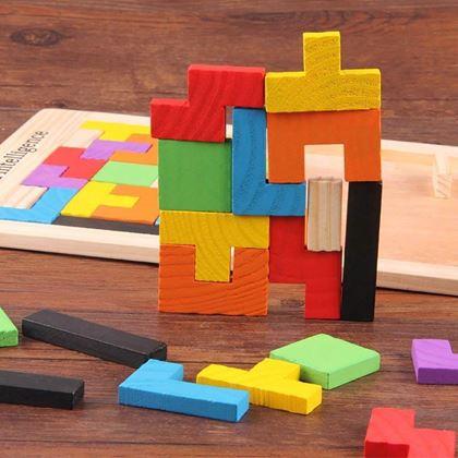 Obrázok z Drevené puzzle - tvary